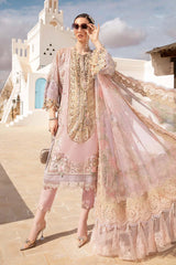 Maria.B Unstitched Embroidered Luxury Lawn 3Pc Suit D-2406-A